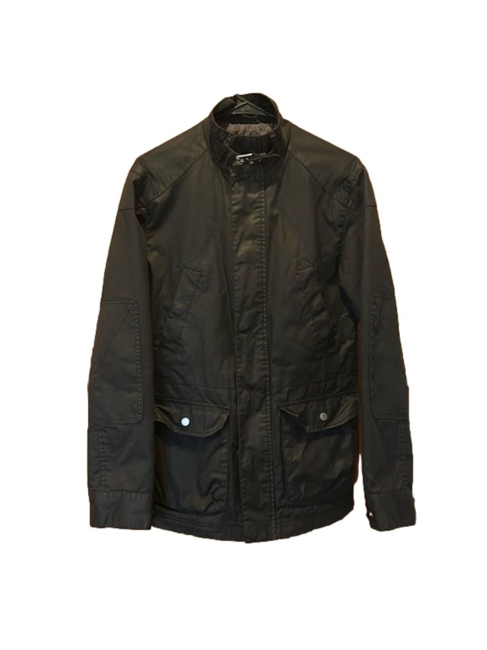 Goodfellow & Co Men's Black Water Resistant Full Zip Lined Bomber Jacket